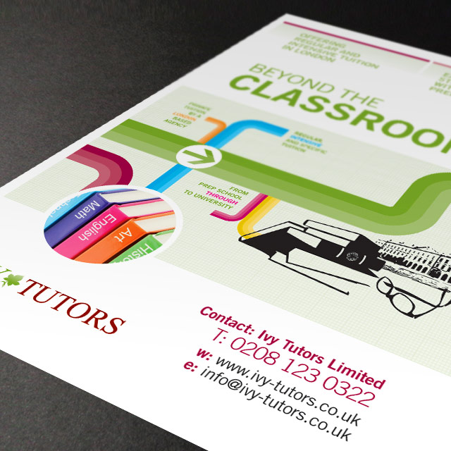 Promotion postcard designed and printed