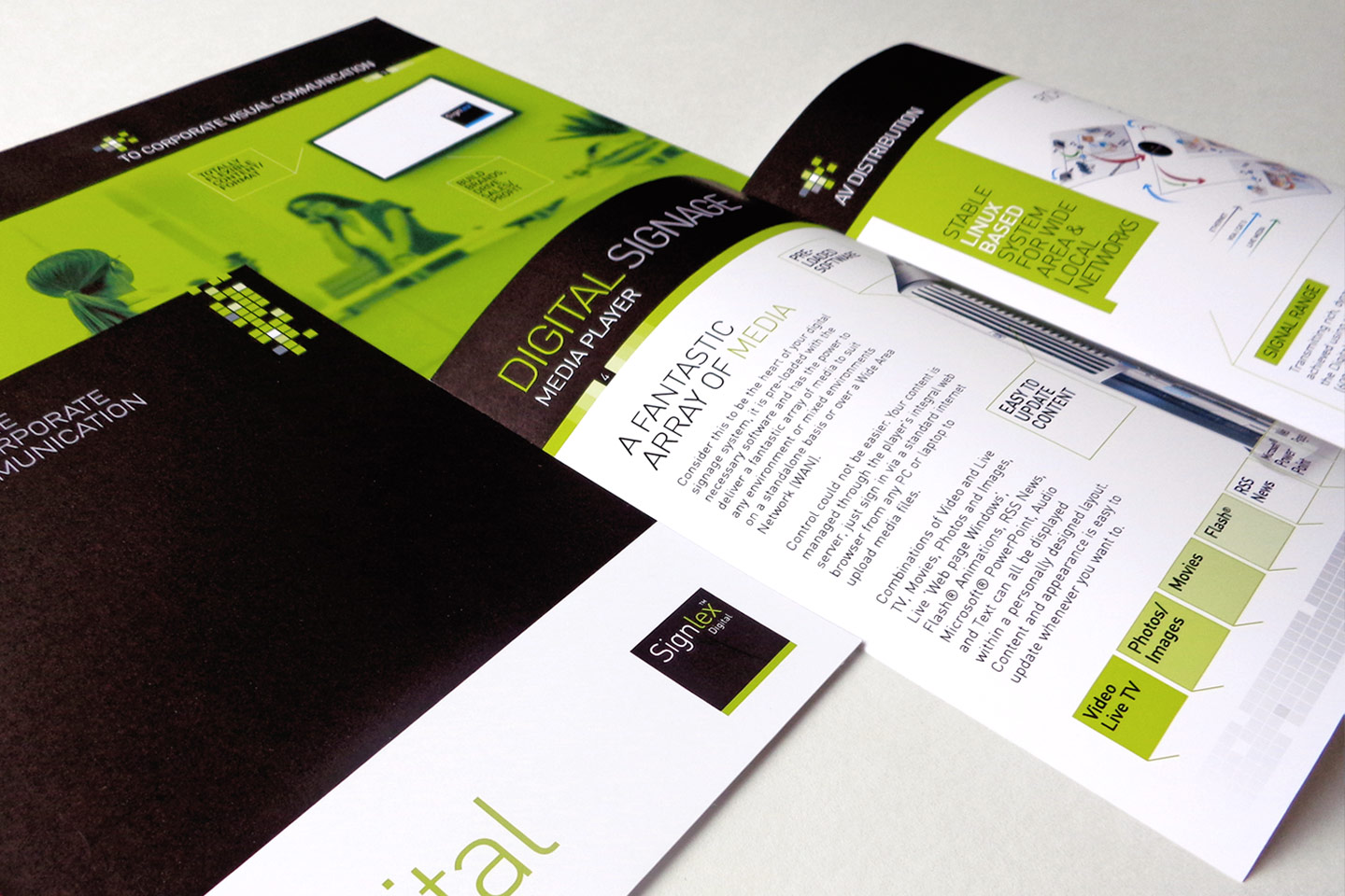 A5 brochures